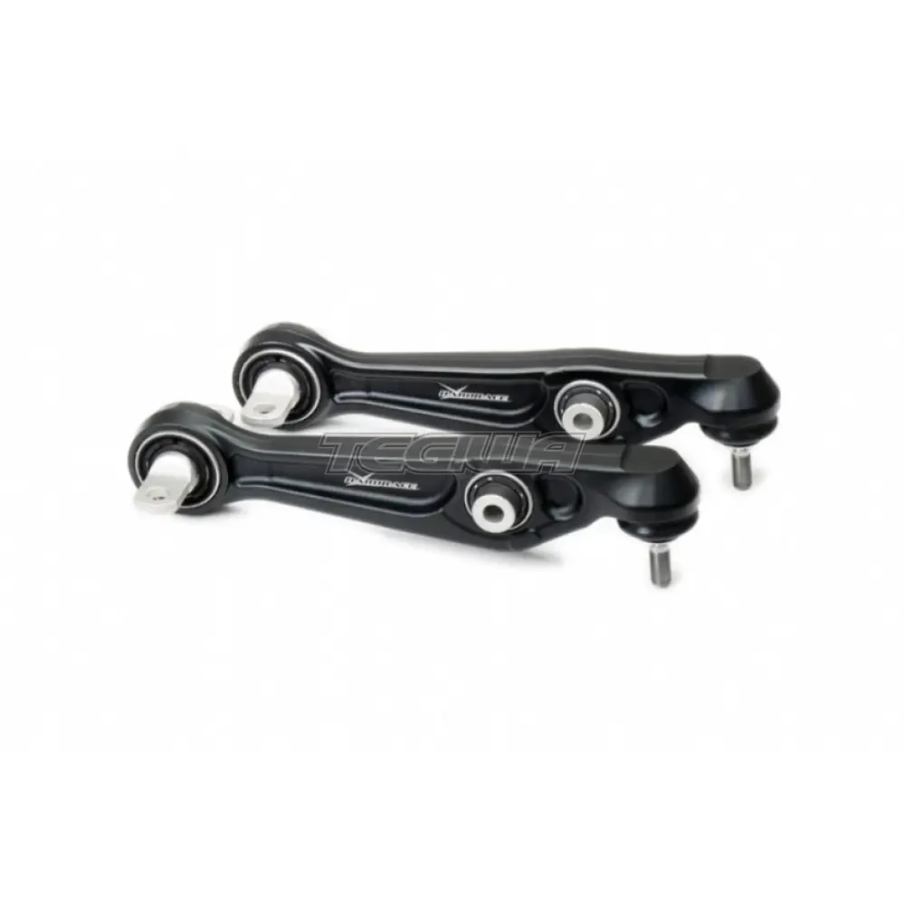 Hardrace Front Lower Front Straight Arm Hardened Rubber Q1229 Tesla Model 3 17+ 2pcs