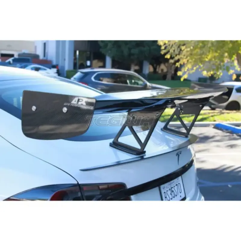 APR Performance GTC-500 71in Adjustable Carbon Fiber Wing Tesla Model S Plaid 21+ - Image 2