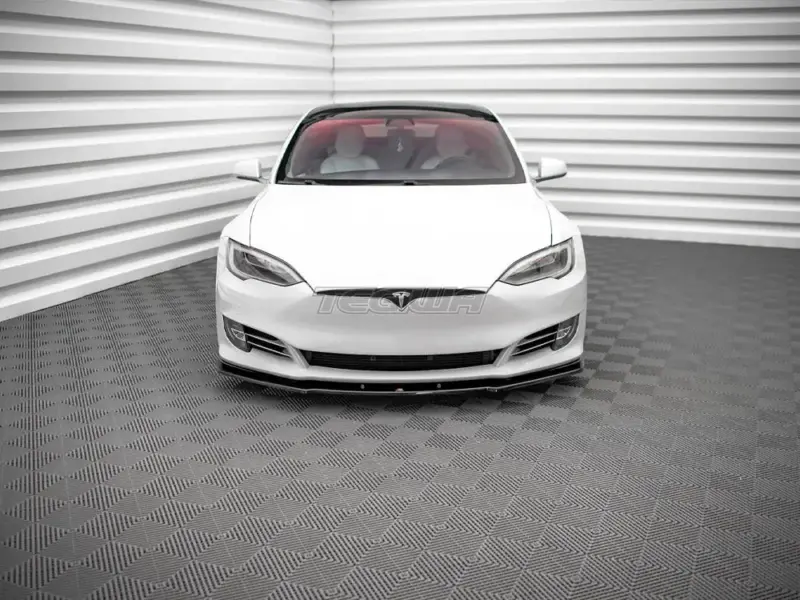 Maxton Design Front Splitter V.1 Tesla Model S Facelift 2016- - Image 3