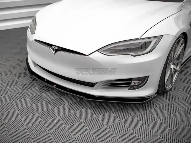 Maxton Design Front Splitter V.1 Tesla Model S Facelift 2016- - Image 4