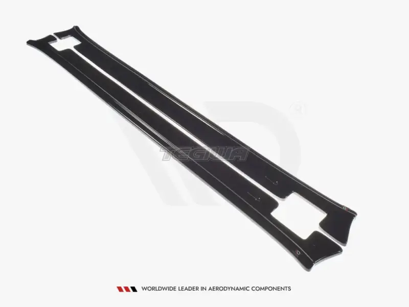 Maxton Design Side Skirts Diffusers V.1 Tesla Model X 2015-