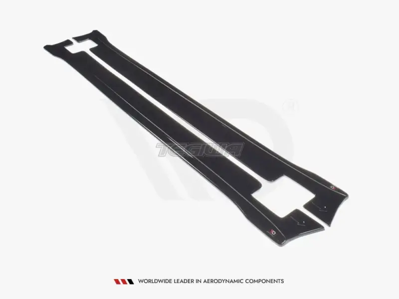 Maxton Design Side Skirts Diffusers V.2 Tesla Model X 2015-