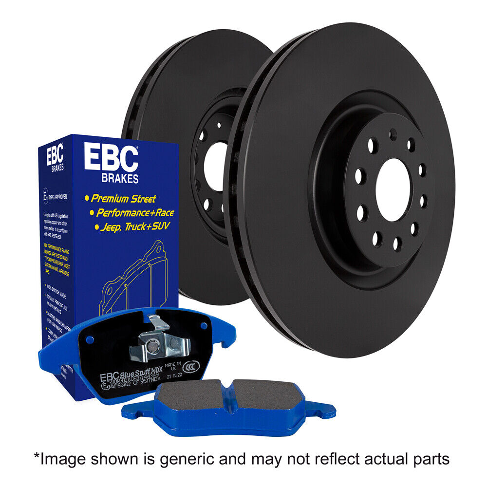 EBC Brakes Pads & Discs Kit (Front) for Tesla Model S (17-24) - PD04KF250